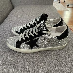 Golden Goose Superstar Glitter Sneakers